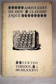 Seller image for AMISTADES DE HOY for sale by Ant�rtica