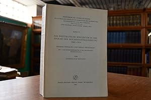 Bild des Verkufers fr Das westdeutsche Brgertum in der Epoche der Hochindustrialisierung 1860 - 1914. Soziales Verhalten und soziale Strukturen. Teil 1: Das Bildungsbrgertum in den preussischen Westprovinzen. Historische Forschungen Bd. 6. zum Verkauf von Gppinger Antiquariat