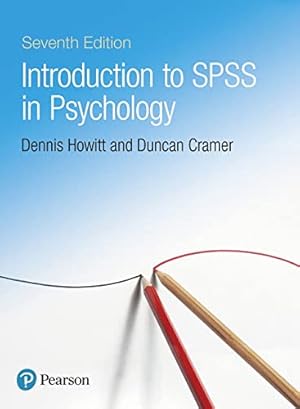 Bild des Verkufers fr Introduction to Spss in Psychology by Howitt, Dennis, Cramer, Duncan [Paperback ] zum Verkauf von booksXpress