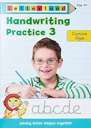 Bild des Verkufers fr Handwriting Practice: Joining Letter Shapes Together 3 by Lisa Holt [Paperback ] zum Verkauf von booksXpress