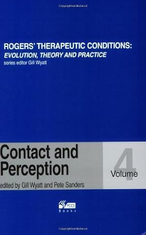 Immagine del venditore per Contact and Perception (Rogers Therapeutic Conditions Evolution Theory & Practice) [Paperback ] venduto da booksXpress