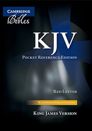 Seller image for KJV Pocket Reference Bible, Black French Morocco Leather, Red-letter Text, KJ243:XR by Cambridge University Press [Leather Bound ] for sale by booksXpress