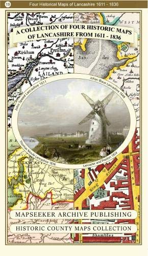 Seller image for A Collection of Four Historic Maps of Lancashire by Mapseeker Archive Publishing Ltd Mapseeker Archive Publishing Ltd (creator) [Paperback ] for sale by booksXpress