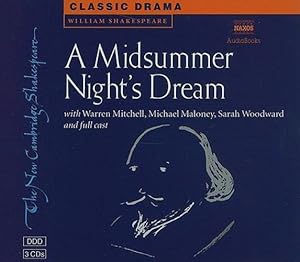 Seller image for A Midsummer Night's Dream 3 Audio CD Set (New Cambridge Shakespeare Audio) by Shakespeare, William, Naxos AudioBooks [Audio CD ] for sale by booksXpress