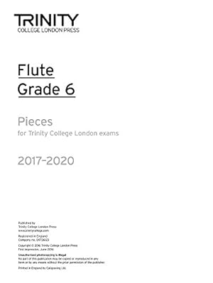 Bild des Verkufers fr Flute Exam Pieces Grade 6 2017 2020 (Part Only) [Paperback ] zum Verkauf von booksXpress