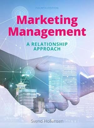 Immagine del venditore per Marketing Management: A relationship approach by Hollensen, Svend [Paperback ] venduto da booksXpress