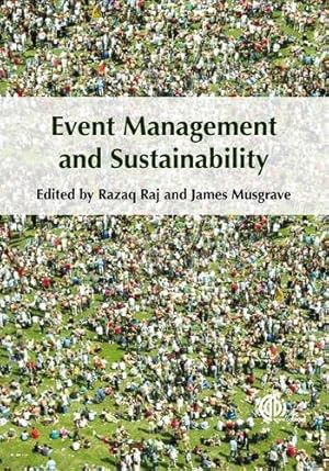 Immagine del venditore per Event Management and Sustainability [Hardcover ] venduto da booksXpress