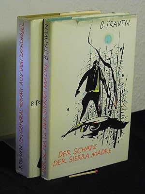 Imagen del vendedor de Ausgewhlte Werke in Einzelausgaben (3 von 14 Bnden) - Der Schatz der Sierra Madre - Roman + Ein General kommt aus dem Dschungel + Der Karren - a la venta por Erlbachbuch Antiquariat