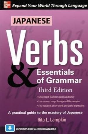 Seller image for Japanese Verbs & Essentials of Grammar, Third Edition by Lampkin, Rita [Paperback ] for sale by booksXpress