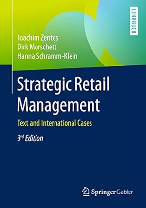 Seller image for Strategic Retail Management: Text and International Cases [Soft Cover ] for sale by booksXpress
