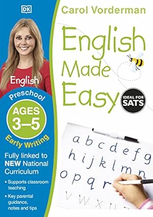 Seller image for English Made Easy Early Writing Preschool Ages 3-5ages 3-5 Preschool (Carol Vorderman's English Made Easy) by Vorderman, Carol [Paperback ] for sale by booksXpress