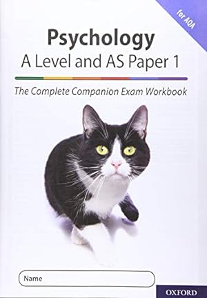 Seller image for The Complete Companions for AQA Fourth Edition: 16-18: The Complete Companions: A Level Year 1 and AS Psychology: Paper 1 Exam Workbook for AQA by Rob McIlveen, Clare Compton, Mike Cardwell (series editor) [Paperback ] for sale by booksXpress
