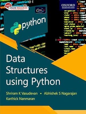 Seller image for Data Structures Using Python by Vasudevan [Paperback ] for sale by booksXpress