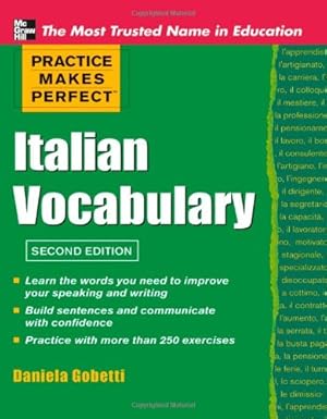 Seller image for Practice Makes Perfect Italian Vocabulary (Practice Makes Perfect Series) by Gobetti, Daniela [Paperback ] for sale by booksXpress