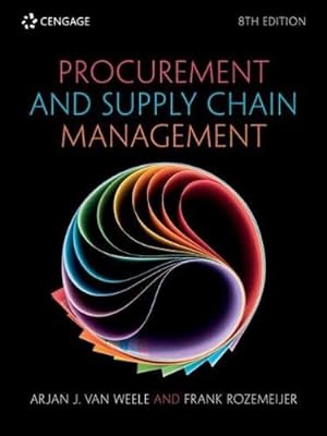 Immagine del venditore per Procurement and Supply Chain Management by van Weele, Arjan, Rozemeijer, Frank [Paperback ] venduto da booksXpress