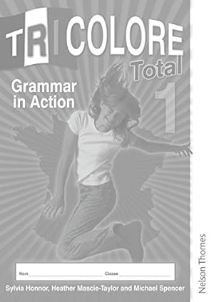 Seller image for Tricolore Total 1 Grammar in Action Workbook (8 pack) [Soft Cover ] for sale by booksXpress