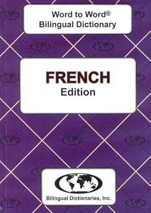 Seller image for French edition Word To Word Bilingual Dictionary by C. Sesma M.A. [Paperback ] for sale by booksXpress
