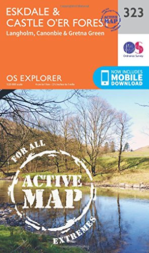 Seller image for Eskdale and Castle O'er Forest (OS Explorer Active Map) by Ordnance Survey [Map ] for sale by booksXpress