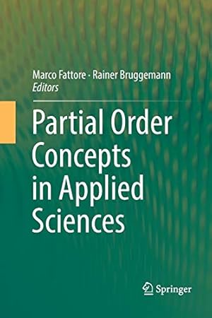 Imagen del vendedor de Partial Order Concepts in Applied Sciences [Paperback ] a la venta por booksXpress