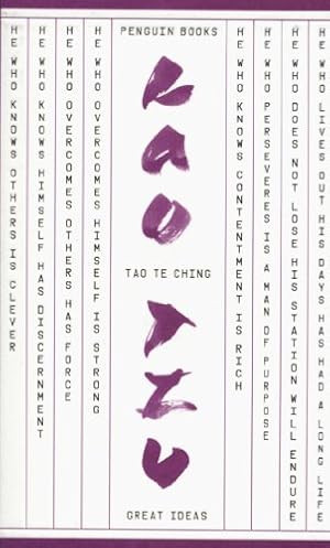 Imagen del vendedor de Great Ideas Tao Te Ching (Penguin Great Ideas) by Lao Tzu [Mass Market Paperback ] a la venta por booksXpress