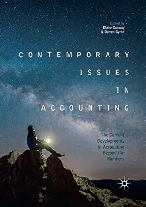 Immagine del venditore per Contemporary Issues in Accounting: The Current Developments in Accounting Beyond the Numbers [Paperback ] venduto da booksXpress