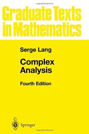 Image du vendeur pour Complex Analysis (Graduate Texts in Mathematics) by Lang, Serge [Paperback ] mis en vente par booksXpress