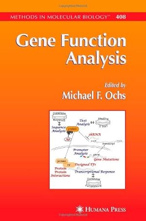 Imagen del vendedor de Gene Function Analysis (Methods in Molecular Biology) [Paperback ] a la venta por booksXpress