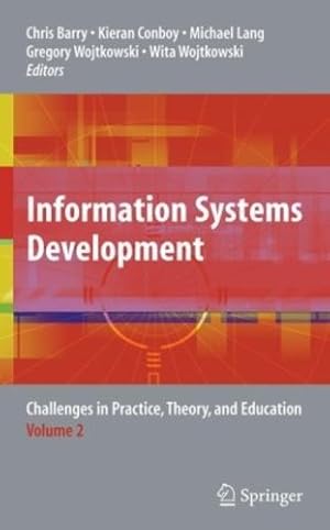 Seller image for Information Systems Development: Challenges in Practice, Theory, and Education Volume 2 [Hardcover ] for sale by booksXpress