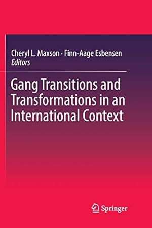 Bild des Verkufers fr Gang Transitions and Transformations in an International Context [Paperback ] zum Verkauf von booksXpress