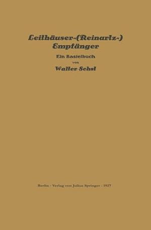 Imagen del vendedor de Leith ¤user-(Reinartz-) Empf ¤nger: Ein Bastelbuch (German Edition) by Sohst, Walter [Paperback ] a la venta por booksXpress