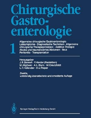 Seller image for Chirurgische Gastroenterologie: 1 Allgemeine chirurgische Gastroenterologie: Leitsymptome  · Diagnostische Techniken Allgemeine chirurgische .  · Transplantation (German Edition) [Paperback ] for sale by booksXpress