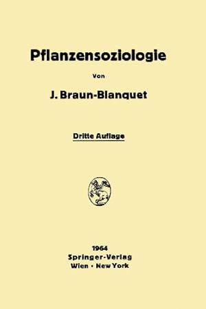 Imagen del vendedor de Pflanzensoziologie: Grundz ¼ge der Vegetationskunde (German Edition) by Braun-Blanquet, Josias [Paperback ] a la venta por booksXpress