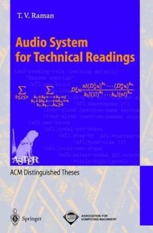 Seller image for Audio System for Technical Readings (Lecture Notes in Computer Science (1410)) by Raman, T.V. [Paperback ] for sale by booksXpress