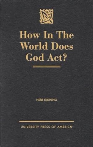 Image du vendeur pour How in the World Does God Act? by Gruning, Herb [Hardcover ] mis en vente par booksXpress