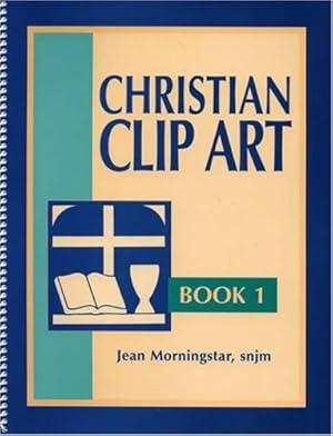 Seller image for Christian Clip Art, Book 1 by Jean Morningstar [Spiral-bound ] for sale by booksXpress