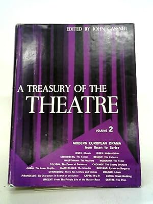 Image du vendeur pour A Treasury of the Theatre: Vol II mis en vente par World of Rare Books