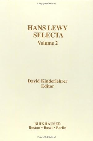 Seller image for Hans Lewy Selecta: Volume 2 (Contemporary Mathematicians) [Hardcover ] for sale by booksXpress