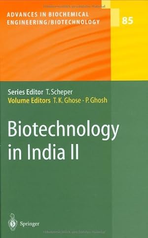 Image du vendeur pour Biotechnology in India II (Advances in Biochemical Engineering/Biotechnology) [Hardcover ] mis en vente par booksXpress