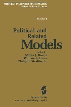 Imagen del vendedor de Political and Related Models (Modules in Applied Mathematics) [Paperback ] a la venta por booksXpress