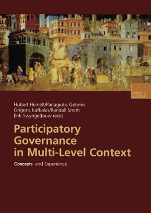Immagine del venditore per Participatory Governance in Multi-Level Context: Concepts and Experience [Paperback ] venduto da booksXpress
