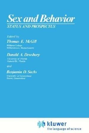 Seller image for Sex and Behavior: Status and Prospectus by Mcgill [Hardcover ] for sale by booksXpress