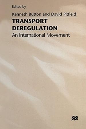 Imagen del vendedor de Transport Deregulation: An International Movement [Paperback ] a la venta por booksXpress