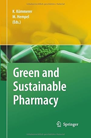 Seller image for Green and Sustainable Pharmacy [Paperback ] for sale by booksXpress