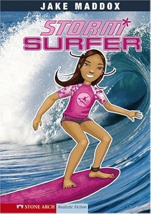 Bild des Verkufers fr Storm Surfer (Jake Maddox Girl Sports Stories) by Maddox, Jake [Library Binding ] zum Verkauf von booksXpress