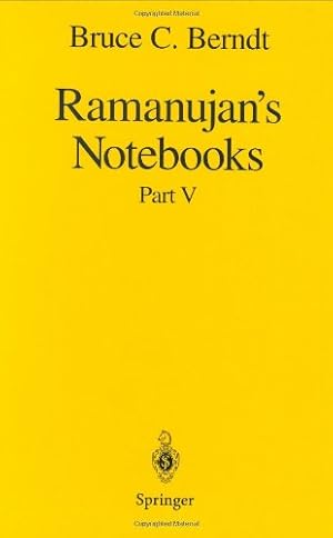 Seller image for Ramanujanâ  s Notebooks: Part V (Pt. 5) by Berndt, Bruce C. [Hardcover ] for sale by booksXpress