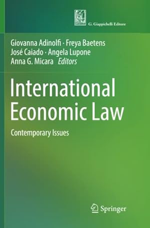 Image du vendeur pour International Economic Law: Contemporary Issues [Paperback ] mis en vente par booksXpress