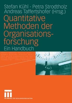 Bild des Verkufers fr Quantitative Methoden der Organisationsforschung (German Edition) by McIntosh, Jane [Paperback ] zum Verkauf von booksXpress