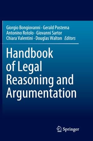 Seller image for Handbook of Legal Reasoning and Argumentation [Paperback ] for sale by booksXpress