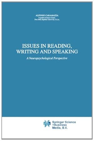 Seller image for Issues in Reading, Writing and Speaking (Neuropsychology and Cognition) by Caramazza, A. [Paperback ] for sale by booksXpress