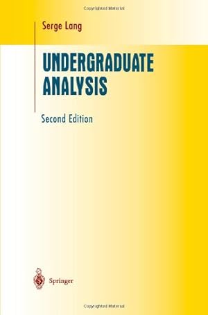 Seller image for Undergraduate Analysis (Undergraduate Texts in Mathematics) by Lang, Serge [Paperback ] for sale by booksXpress